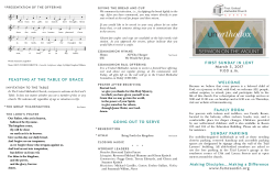 March 5, 2017 - First United Methodist Church of Austin