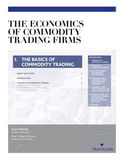 the economics of commodity trading firms