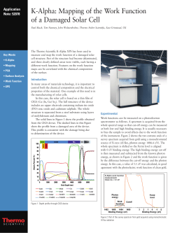 K-Alpha: Mapping of the Work Function of a Damaged Solar Cell