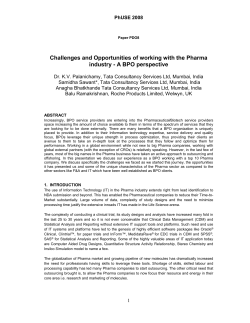 Challenges and Opportunities of working with the