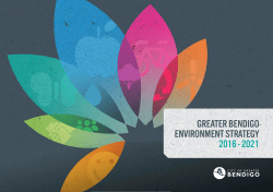 greater bendigo environment strategy 2016 - 2021