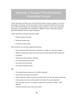 Random Plots Workbook - i-Tree