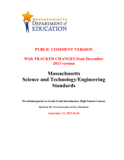 MA Draft Revised STE Standards Sept 2015