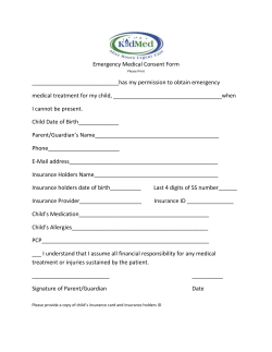 Medical Consent Form