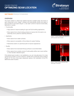 optimizing seam location