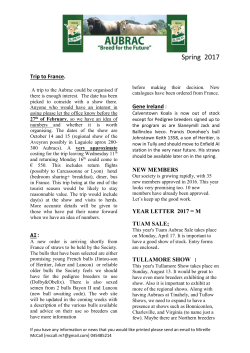 Aubrac Newsletter spring 2017 james Donnolan and M McCall final (1)