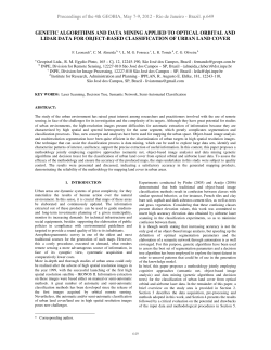 genetic algorithms and data mining applied to optical - mtc