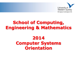 SCEM - School of Computing, Engineering and Mathematics