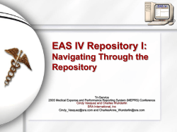 EAS IV Repository I