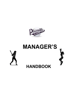 manager`s - Placerville Girls Softball Association