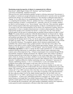 Mentioning atypical properties of objects is