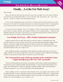 Finally&hellip;Let the Fat Melt Away!