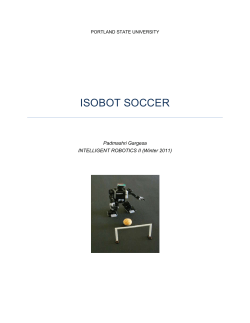 isobot soccer - Portland State University