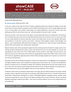 Land of the (Mostly) Free - CASE - Center for Social and Economic