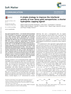 A simple strategy to improve the interfacial activity of true Janus gold