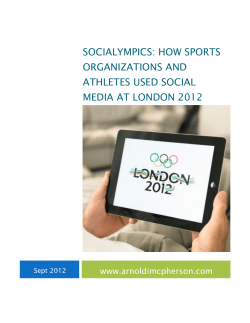 How Sports Organizations and Athletes Used Social Media at