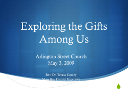 Exploring the Gifts Among Us