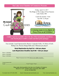 The Lake Area Chamber of Commerce Presents 5th Annual 6