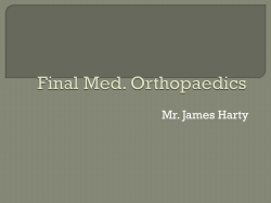 Final Med. Orthopaedics