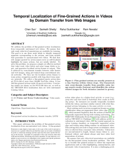 Temporal Localization of Fine-Grained Actions in Videos by Domain