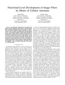 Functional-Level Development of Image Filters by Means