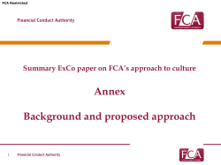 ExCo paper on FCA Annex A