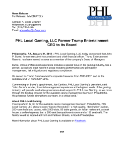 PHL Local Gaming, LLC Former Trump