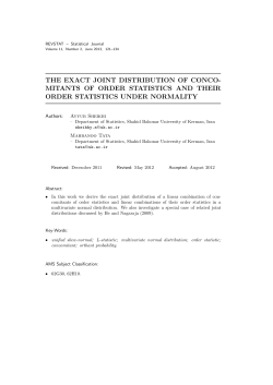 The exact joint distribution of concomitants of order statistics and