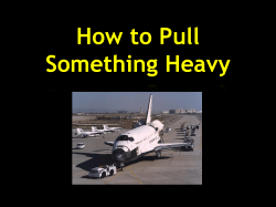 How to Pull Something Heavy Presentation