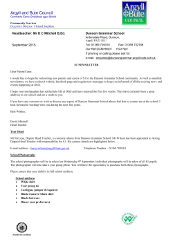 DGS S1 Newsletter September 2015