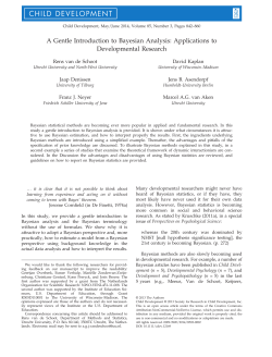 A Gentle Introduction to Bayesian Analysis