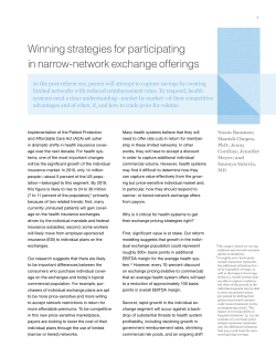 Winning strategies for participating in narrow