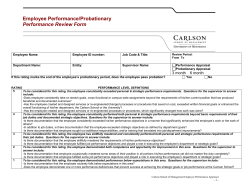 2008 Performance Appraisal - Carlson School of Management