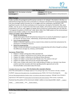 unit plan - Achievement First