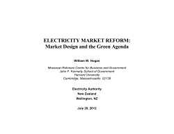 Market Design and the Green Agenda