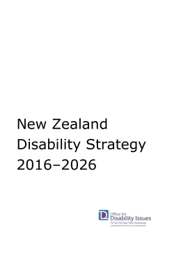 New Zealand Disability Strategy
