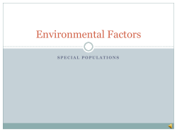 Environmental Factors