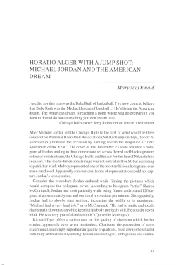 Michael Jordan and the American Dream