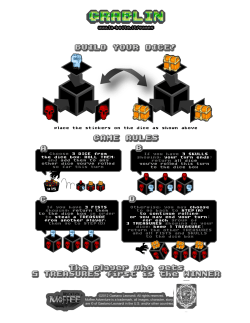 GAME RULES B A C D The player who gets 5 TREASURES first is