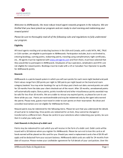 AMRewards, the most robust travel agent rewards