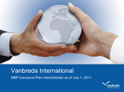 Vanbreda International