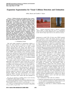 Expansion Segmentation for Visual Collision Detection and Estimation