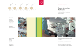 The user determines the function