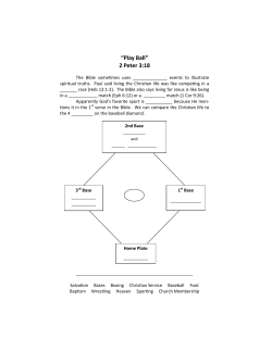 Play Ball - Sand Spring Baptist Church