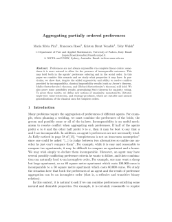 Aggregating partially ordered preferences