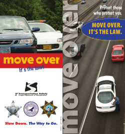 MOVE OVER. IT`S THE LAW.
