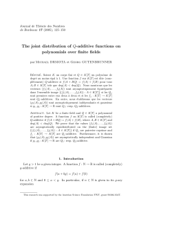 The joint distribution of Q-additive functions on polynomials