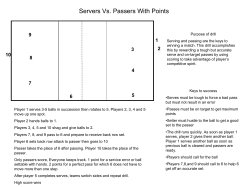 Servers Vs. Passers