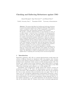 Checking and Enforcing Robustness against TSO