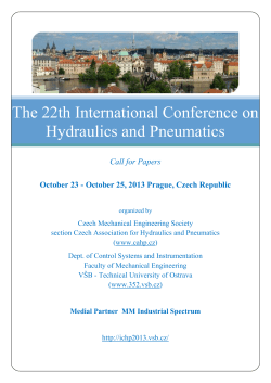 The 22th International Conference on Hydraulics and